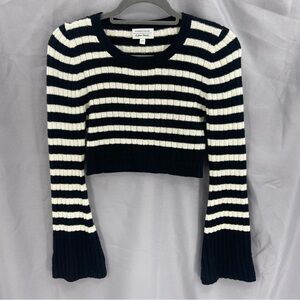 & Other Stories Black and White Striped Sweater